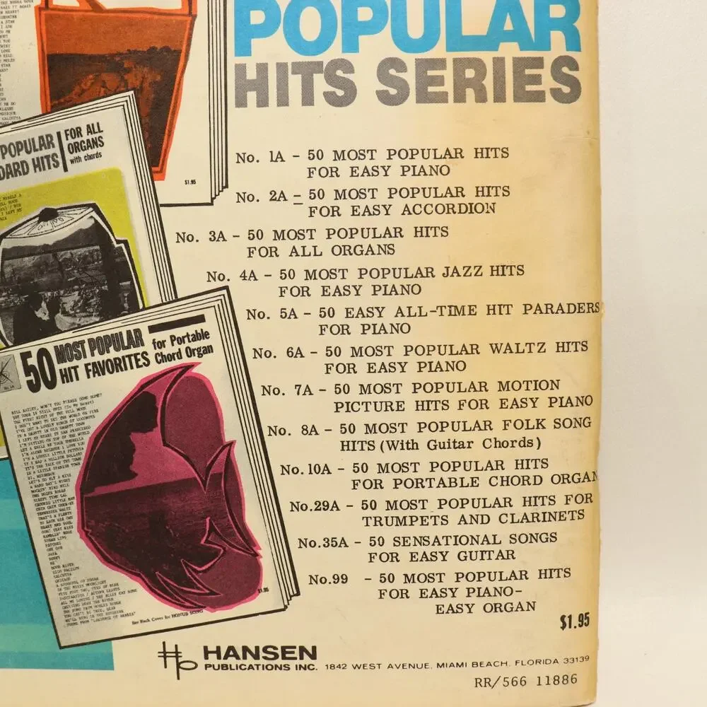 Big 7 Book Most Popular Standards Songbook 62 Sheet Music Songs Hansen Publish